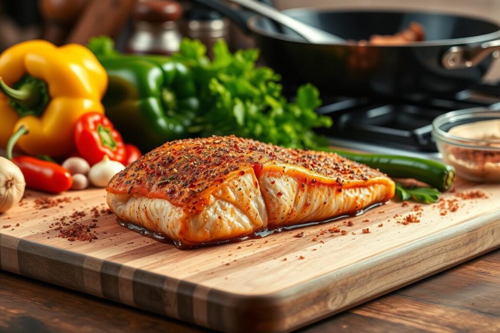 Cajun Salmon Preparation Cajun Salmon Preparation